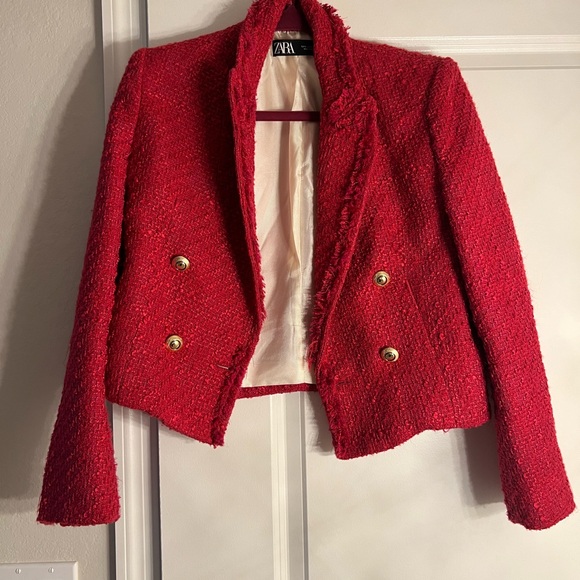 ZARA fuchsia blazer - Picture 3 of 4